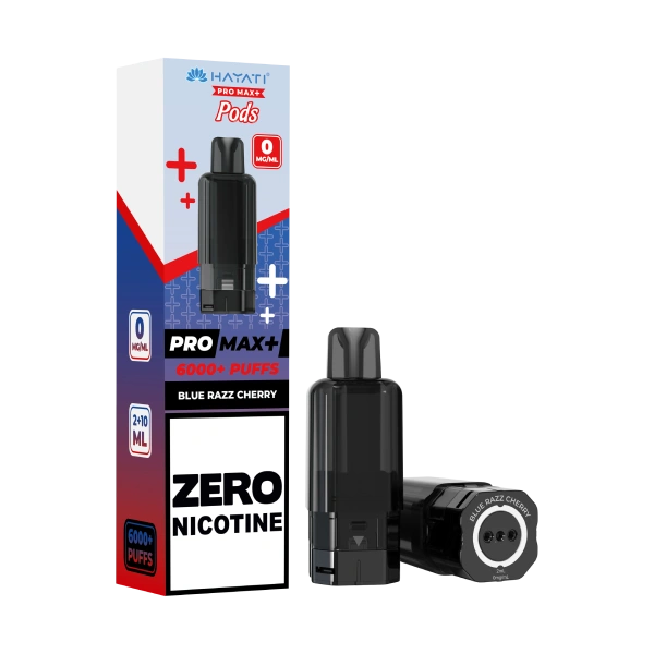 Blue Razz Cherry Hayati Pro Max Plus 6000 Prefilled Pod Zero Nicotine